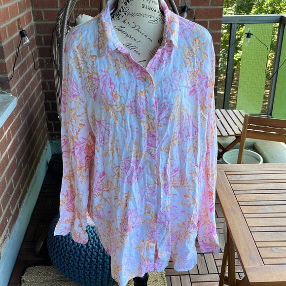J. Jill Tops Jjill Linen Shirt Poshmark